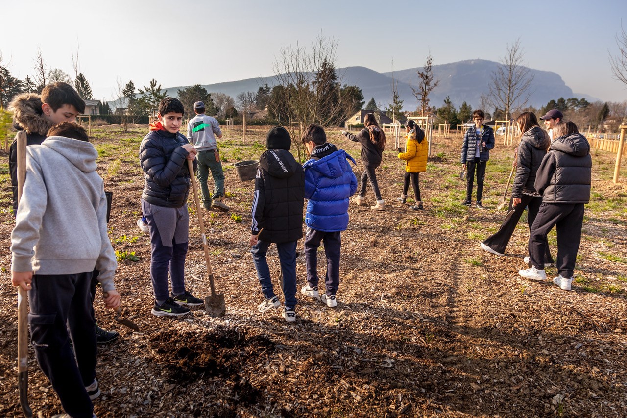 JACQUET SA - Parc forestier participatif Miyawaki - Quartier Belle-Terre - Thônex - 2022