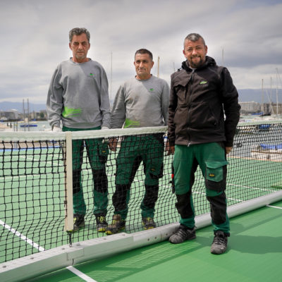 Jacquet SA - Ville de Genève - Feu Ô Lac - Réalisation d'un mini tennis