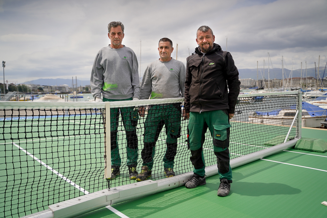 Jacquet SA - Ville de Genève - Feu Ô Lac - Réalisation d'un mini tennis