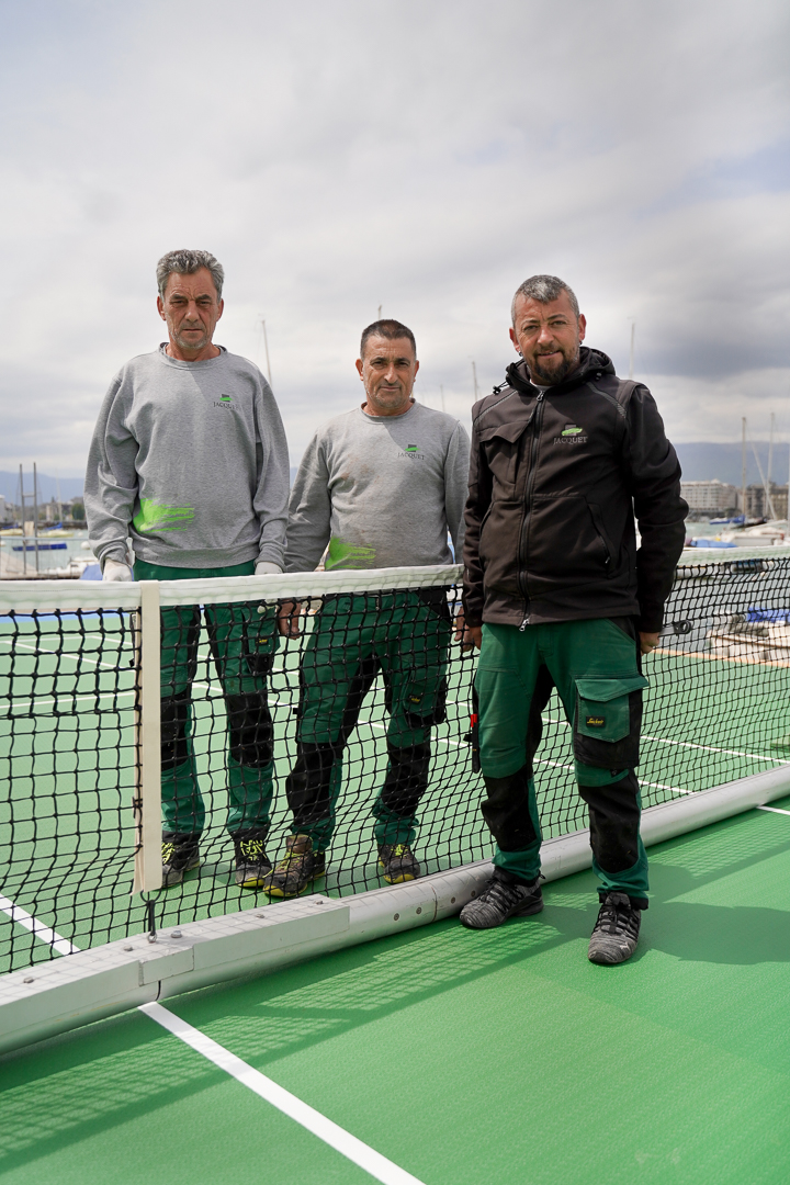 Jacquet SA - Ville de Genève - Feu Ô Lac - Réalisation d'un mini tennis