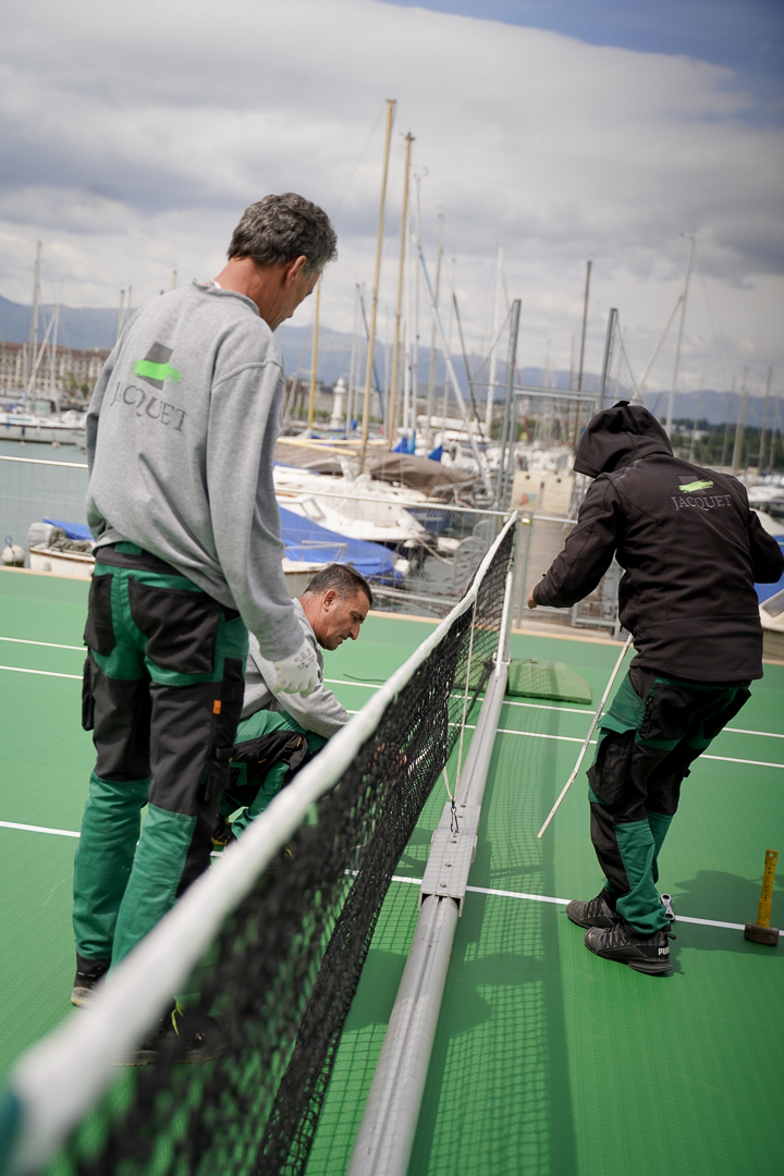 Jacquet SA - Ville de Genève - Feu Ô Lac - Réalisation d'un mini tennis