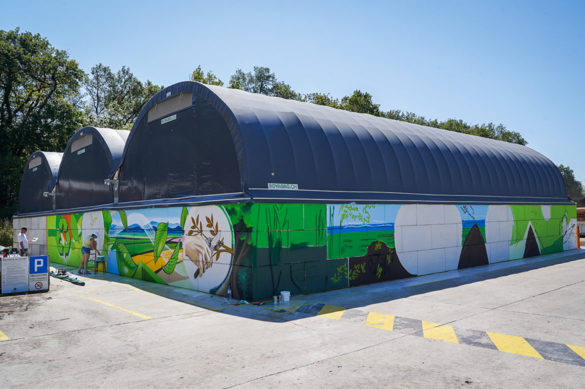 Jacquet SA - Graffiti by Kesh - Gicord - Compostière Rive Droite