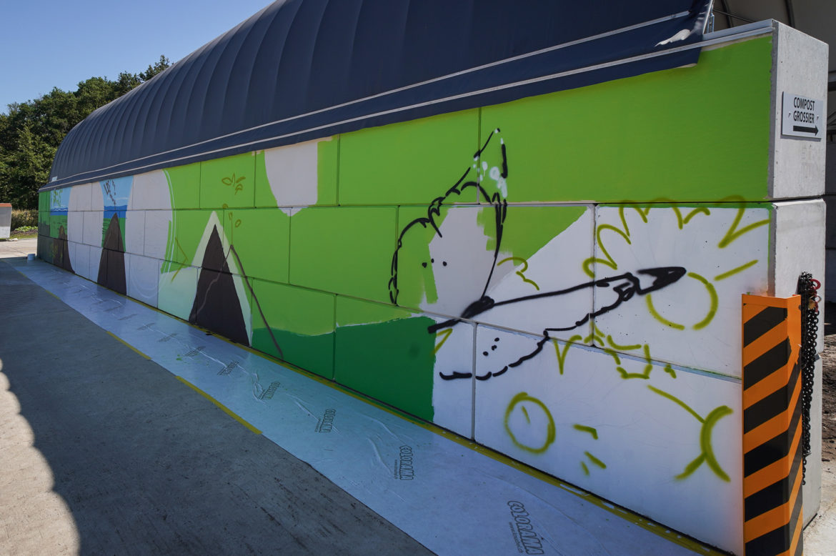 Jacquet SA - Graffiti by Kesh - Gicord - Compostière Rive Droite