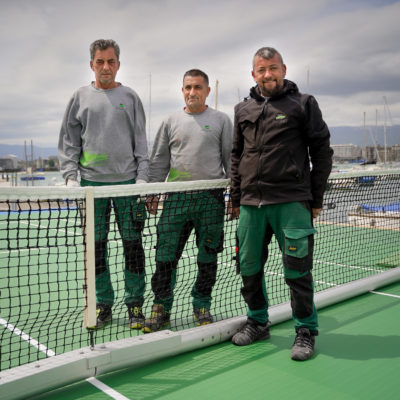 Jacquet SA - Ville de Genève - Feu Ô Lac - Réalisation d'un mini tennis