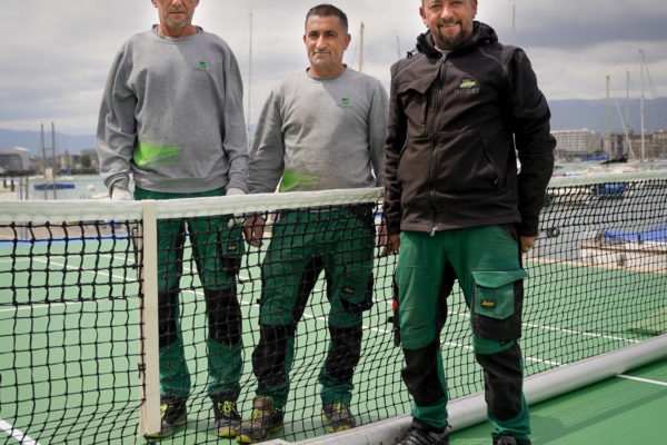 Jacquet SA - Ville de Genève - Feu Ô Lac - Réalisation d'un mini tennis
