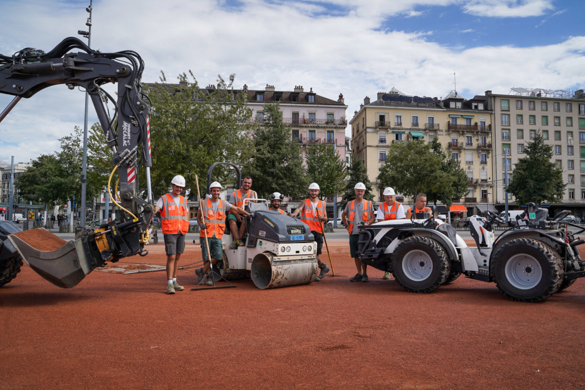 2023 Jacquet SA - Remise en état Plaine de Plainpalais Ghorr