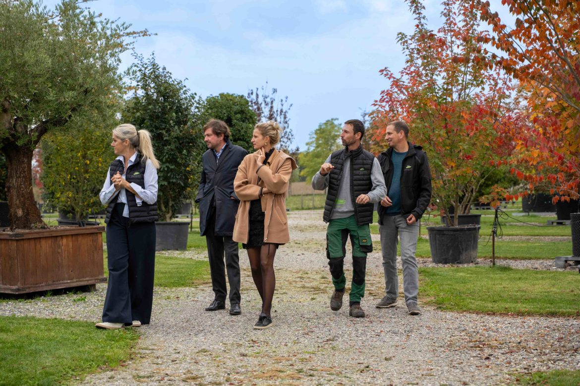 Visite de la Conseillère d’État Delphine Bachmann à la Pépinière Jacquet