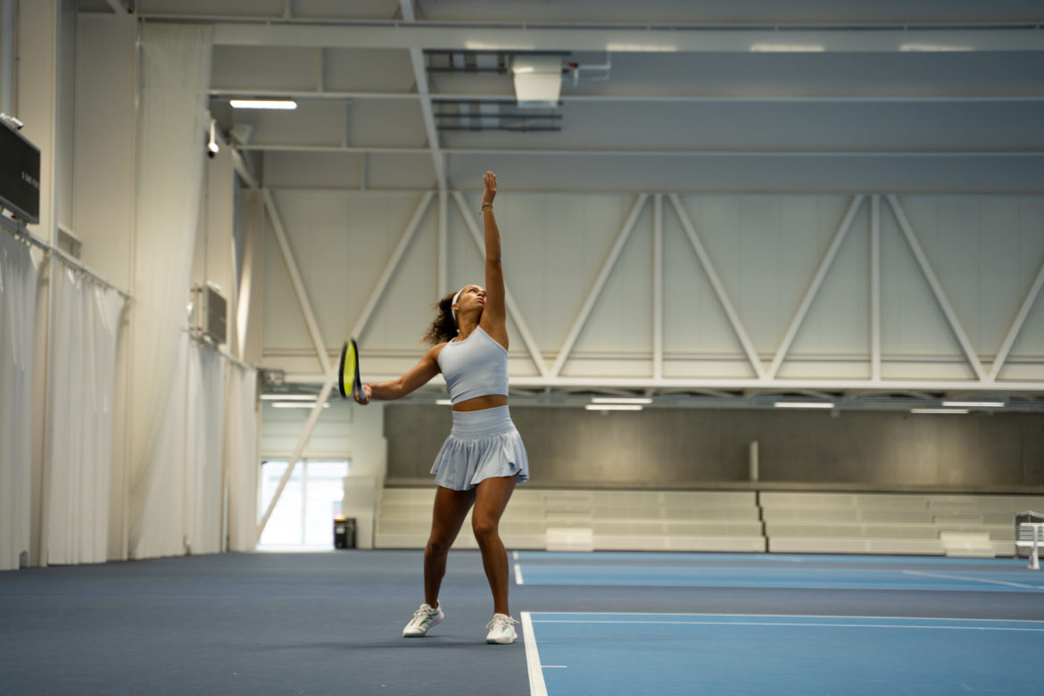 Jacquet soutient la joueuse de tennis Naima Karamoko – tournage vidéo