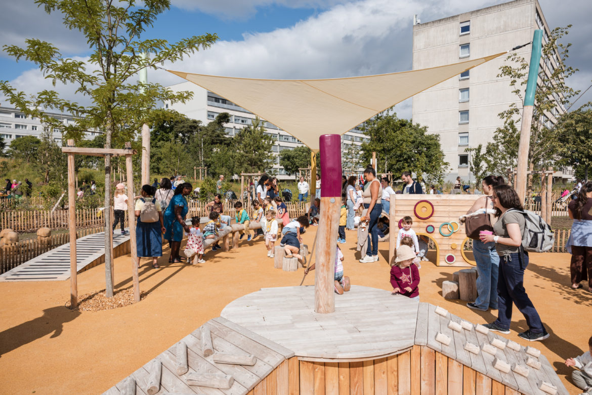 Inauguration place de jeux Coeur de Cité Meyrin