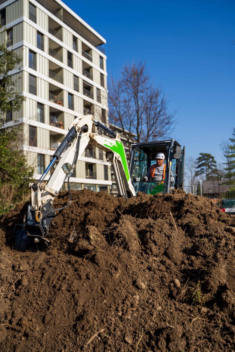 Chantier place de jeux - Surville Petit Lancy